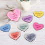 I Love You Because… Personalised Love Heart Tokens, thumbnail 3 of 8