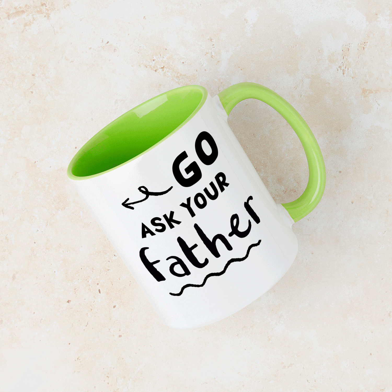 'Go Ask Your Father' Mother's Day Mug, thumbnail 3 of 10