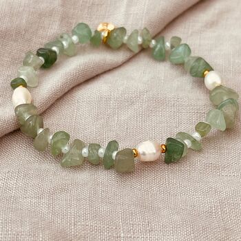 Heartsease Green Aventurine Bracelet, 2 of 6