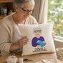 Personalised Sewing Cushion Gift For Seamstresses, thumbnail 3 of 6