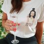 Personalised Organic Bride To Be T Shirt, thumbnail 1 of 7