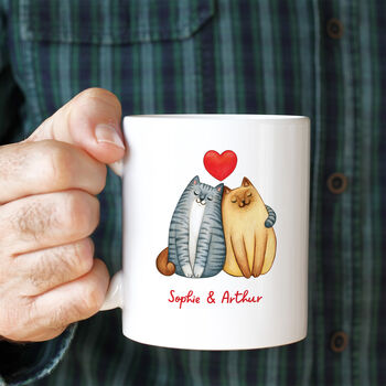 Personalised Valentine’s Day Mug With Names Anniversary Gift, 5 of 8