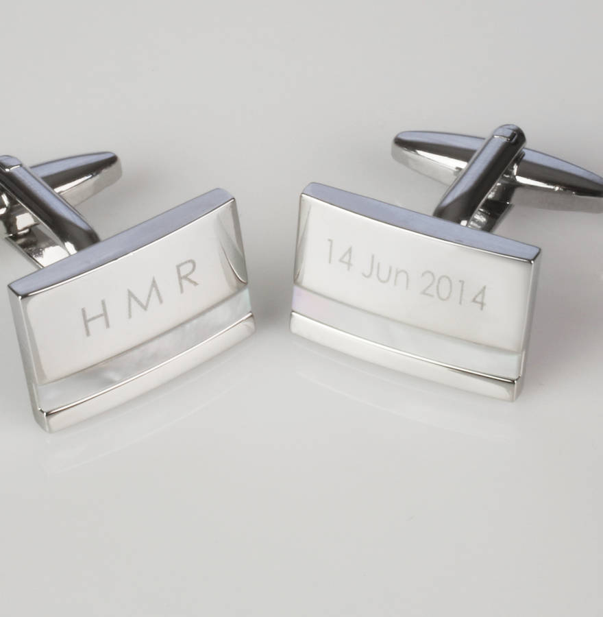 Personalised Cufflinks With Initials, 1 of 4