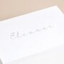 Personalised Name White Jewellery Box With Drawers, thumbnail 1 of 6