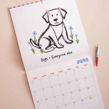 2027 Wall Calendar | Dog Life | Sunday Start, 3 of 9