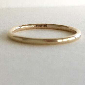 Recycled Gold Halo Ring, 4 of 5