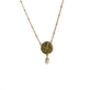 Gold Vermeil Coin And Pearl Necklace, thumbnail 2 of 2