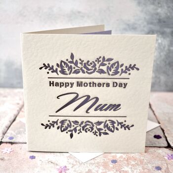 Laser Cut 1st Mothers Day Card, 4 of 4