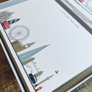 London Skyline Personalised Note Cards, 4 of 6