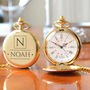 Personalised Pocket Watch With Name Plus Initial, thumbnail 5 of 7