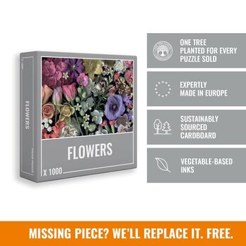 Cloudberries Flowers – 1000 Piece Jigsaw Puzzle, 4 of 7