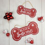 I Believe In Santa Paws Wooden Sign, thumbnail 3 of 6