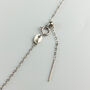 Sterling Silver Simple Pearl Necklace, thumbnail 3 of 5