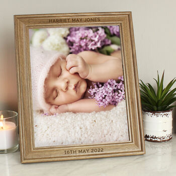 Personalised Wooden Frame, Eight By Ten, 3 of 6