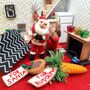 Handmade Felt Snack For Santa Hanging Decoration, thumbnail 2 of 3