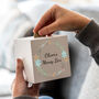 Personalised White Money Box Floral Wreath, thumbnail 3 of 6