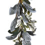 Frosted Laurel And Mistletoe Christmas Garland, thumbnail 2 of 2