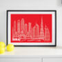 Dubai Skyline Typography Print, thumbnail 6 of 8