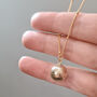 Minimal Ball Pendant Necklace, thumbnail 2 of 4