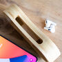 Personalised Phone Amplifier 5th Anniversary Wood Gift, thumbnail 6 of 6