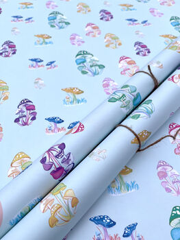 Mushroom Wrapping Paper, 3 of 9