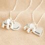 Personalised Silver Plated Elephant Pendant Necklace, thumbnail 1 of 5