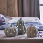 Set Of Three Neutral Stone Light Up LED Pumpkins, thumbnail 4 of 7