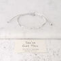 Sterling Silver 'You've Got This' Morse Code Bracelet, thumbnail 1 of 6