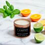 Lime, Basil And Mandarin Candle Tin, thumbnail 1 of 4