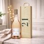 Personalised 21st Birthday Whispering Angel Rose Wine Gift Set, thumbnail 1 of 7