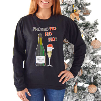 Funny Prosecco Christmas Jumper, 2 of 7