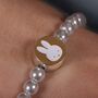 Miffy White Beaded Bracelet With Charm, thumbnail 2 of 4