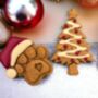 Christmas Santa Face Dog Biscuit, thumbnail 2 of 3