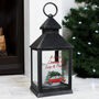 Personalised 'Driving Home For Christmas' Black Lantern – Christmas Ornament, thumbnail 4 of 7