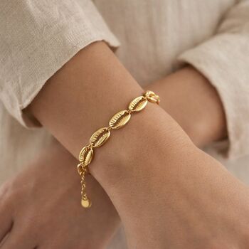 Cowrie Shell Bracelet Anklet, 2 of 6