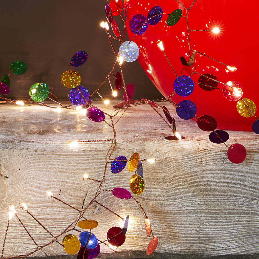 Carnival Fairy Light Garland By Primrose & Plum