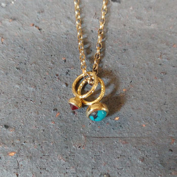 Gold Gemstone Necklace : Ancient Awe, 3 of 12