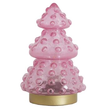 Pink Glass Christmas Tree Light, 4 of 4