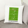 Personalised Offside Rule Cushion Cover, thumbnail 1 of 3