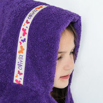 Children's Personalised Hooded Towel | Up To 13yrs, 6 of 12