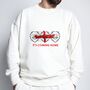 Three Lions Football England Unisex Sweatshirt, thumbnail 1 of 5
