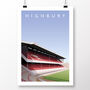 Arsenal Fc Highbury West Stand Poster, thumbnail 2 of 8