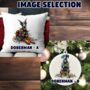 Personalised Doberman In Christmas Lights, thumbnail 3 of 9