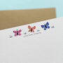 Personalised Butterfly Correspondence Cards / Notelets, thumbnail 3 of 6