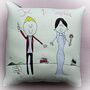 Personalised Embroidered Wedding Gift Cushion, thumbnail 3 of 12