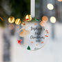 Baby Girl First Christmas Personalised Decoration, thumbnail 3 of 7