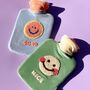 Smiling Face Hot Water Bottle, thumbnail 9 of 11