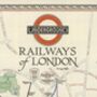 Personalised 1928 Rare Old London Underground Tube Map, thumbnail 3 of 3