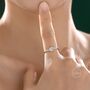 Sterling Silver Cute Little Ammonite Ring, thumbnail 7 of 12