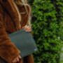 Personalised Leather Pouch Clutch Bag, thumbnail 4 of 12